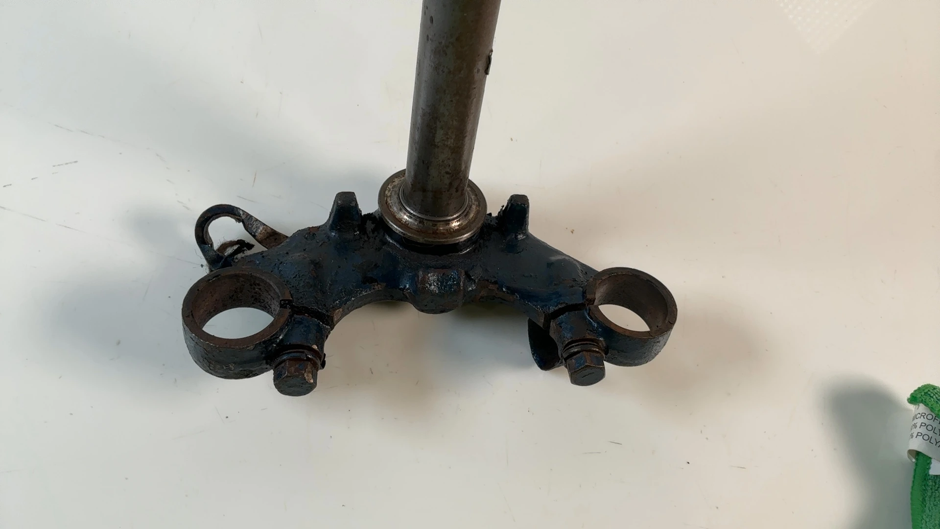 Yamaha RD200 337 200cc Lower Fork Bridge Triple Tree Stem 1973-1975 OEM 337-23340 - Image 2