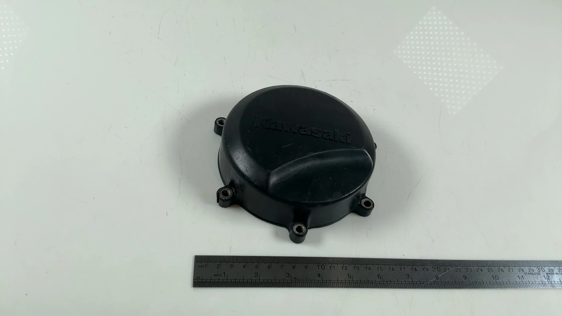 Kawasaki KE175 KE175-D 175cc Magneto Stator Cover 1980-1983 OEM 14031-1016 - Image 5