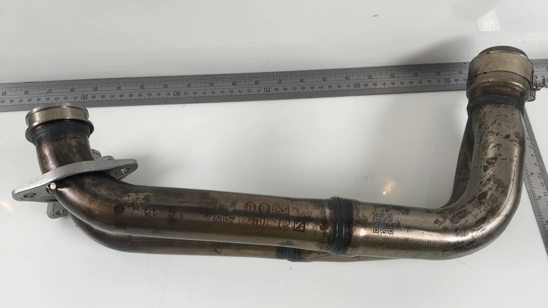 Aprilia RSV4 Tuono V4 1100 Exhaust Header Pipe 2021-2026 OEM 2B012374 - Image 3