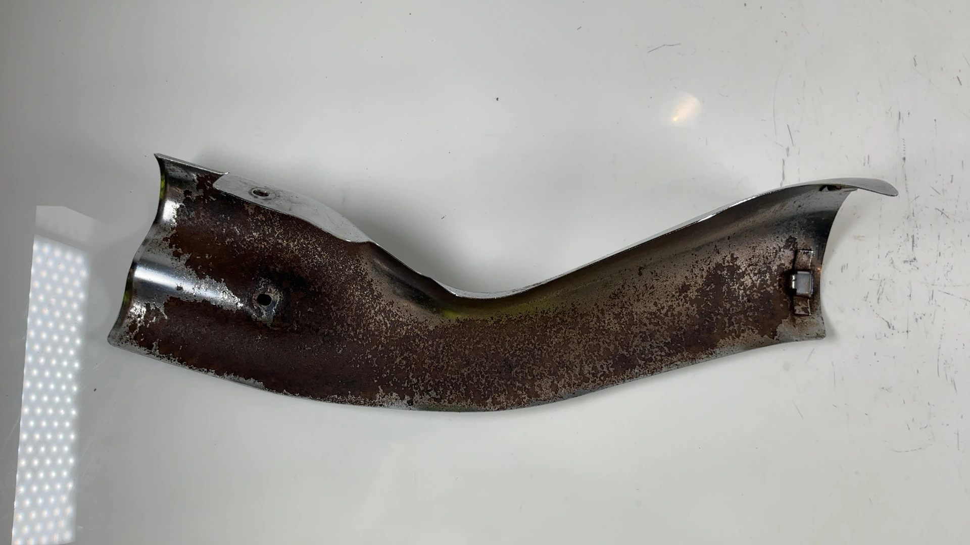 Honda NT650V Deauville 650 Exhaust Pipe Heat Shield 1998-2005 OEM 18355-MBL-610 - Image 2