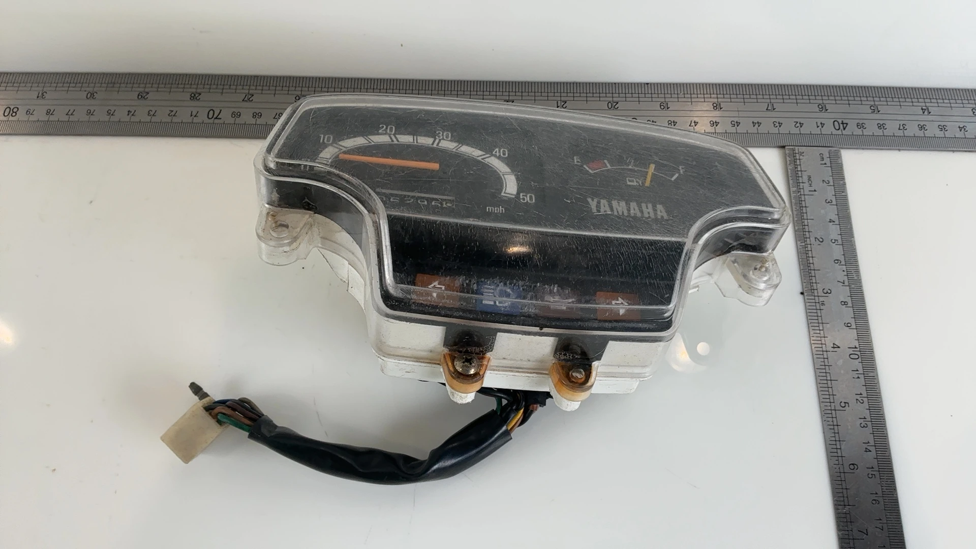 Yamaha Riva CV80 80cc Speedometer Cluster Assembly 1981-1987 OEM 13T-83510-A0 - Image 4