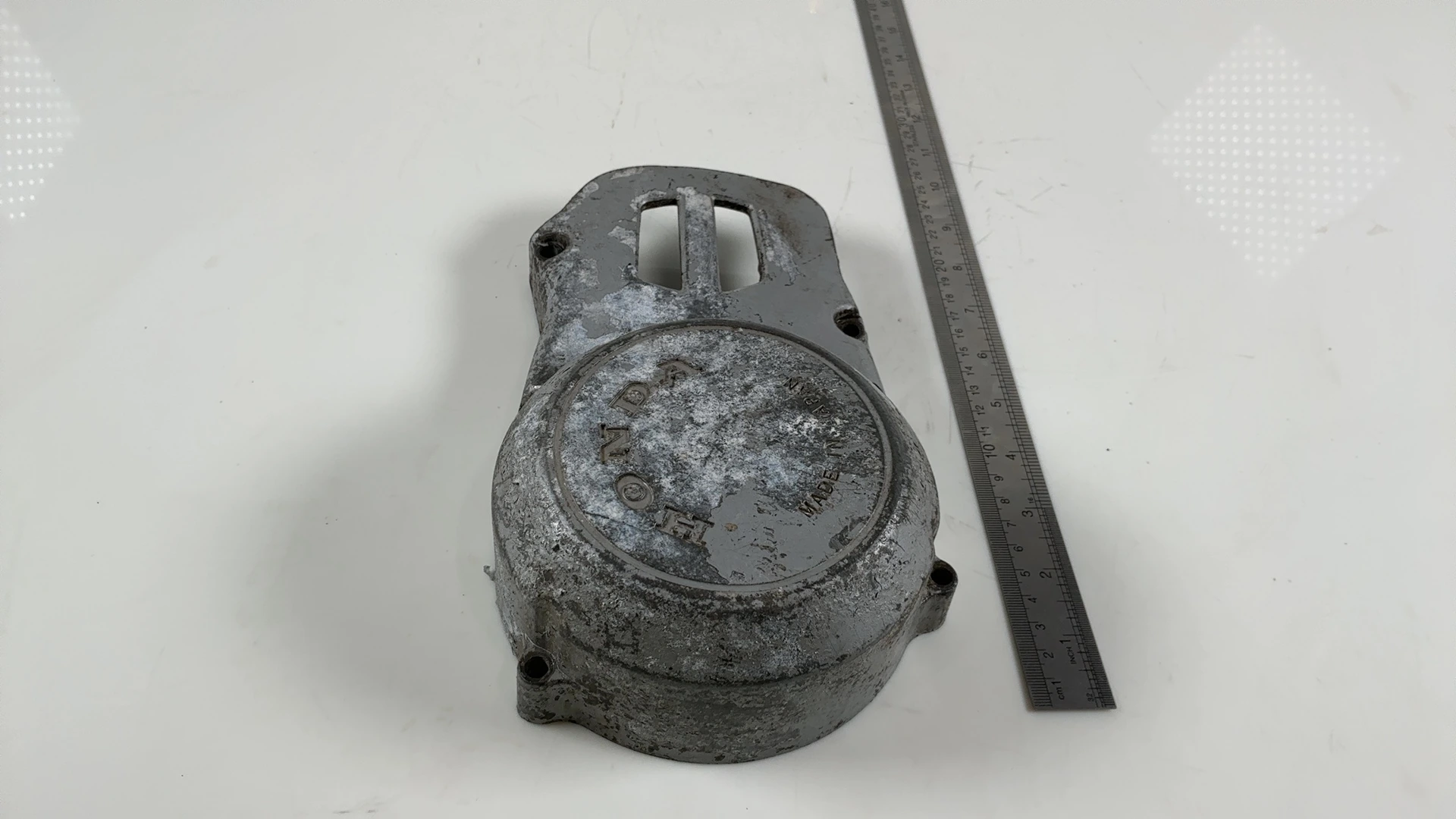 Honda XL100S XL100 100cc Left Engine Stator Cover 1979 1980 OEM 11341-436-000 - Image 3