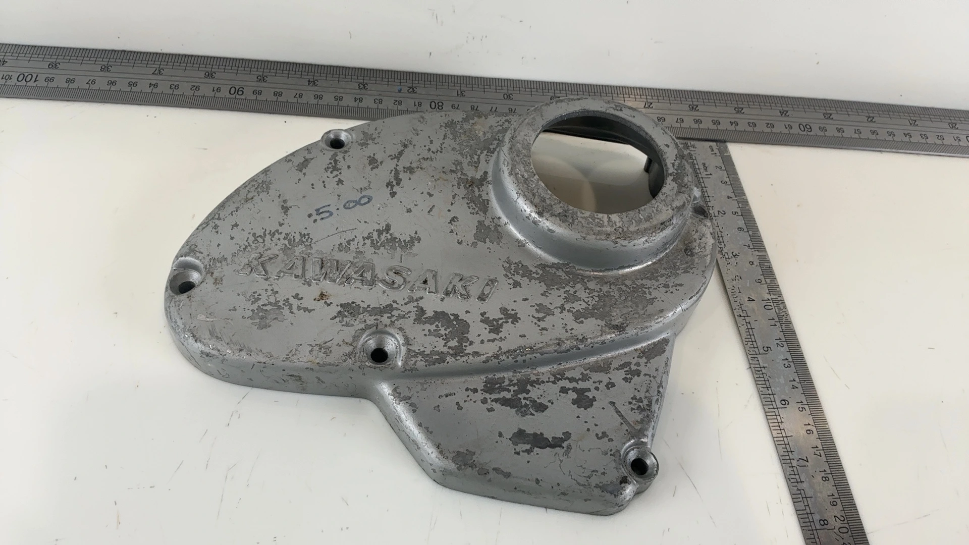 Kawasaki F2 F21 F2TR 175 Carburetor Cover 1966-1969 OEM 14030-003 - Image 3