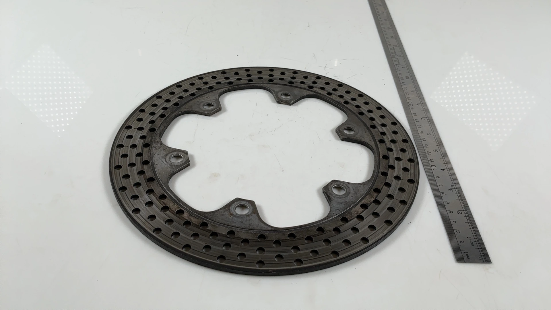 Honda CBR600F Hurricane F1 600 Front Brake Disc Rotor 1987-90 OEM 45251-ML7-690 - Image 3