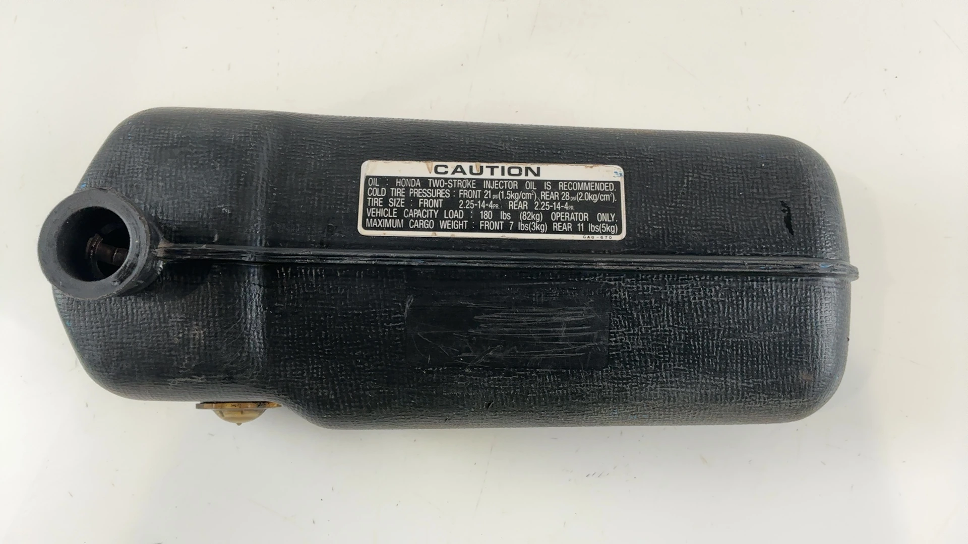 Honda Express Urban 50cc 2-Stroke Oil Injection Tank 1982 1983 OEM 55100-GA6-670 - Image 1