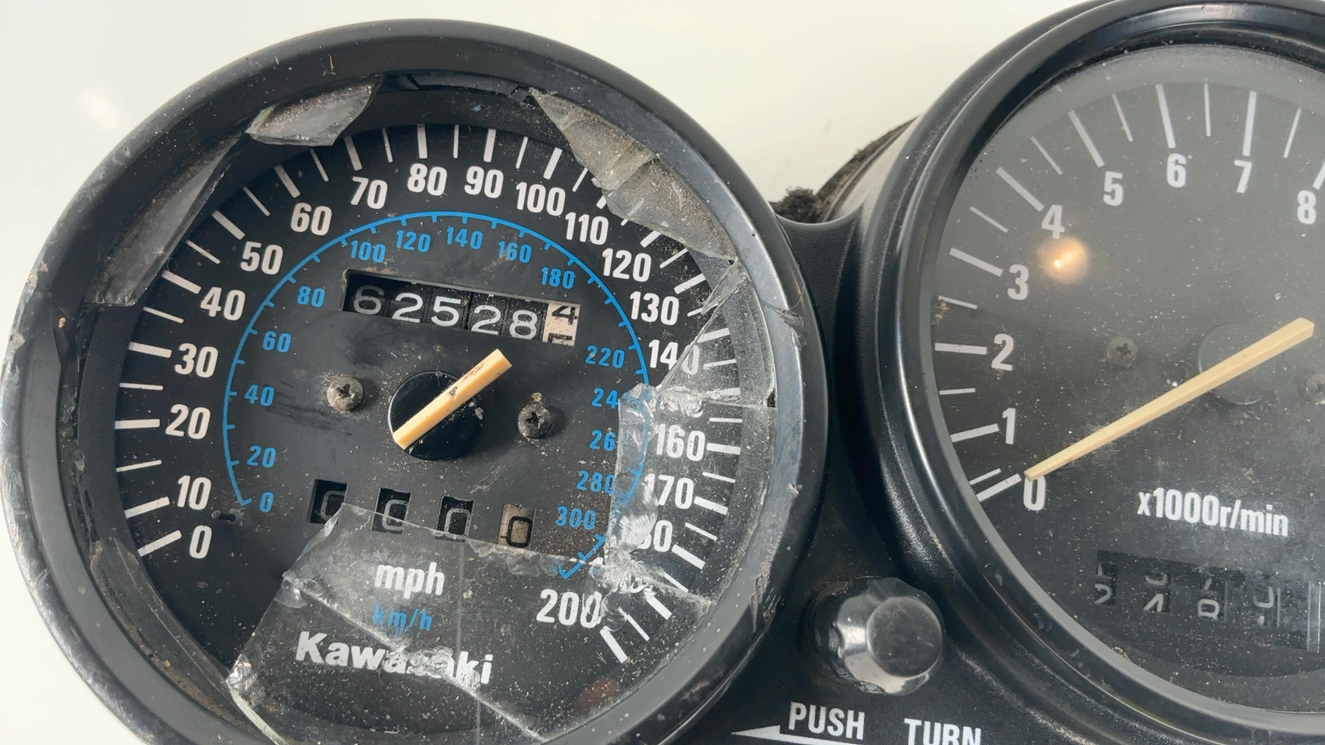Kawasaki Ninja ZX6 ZZR600 ZX600D Gauge Cluster Speedometer 1990-1992 25005-1438 - Image 3