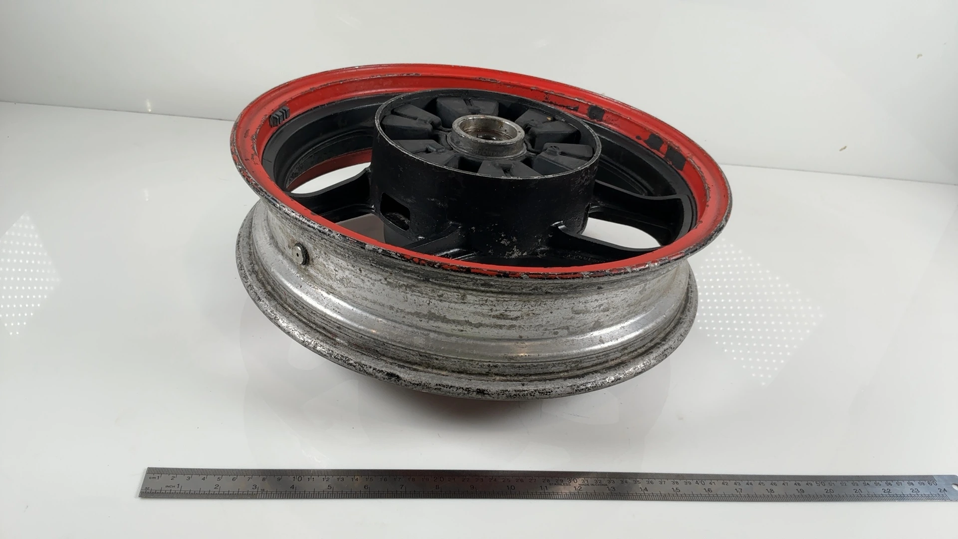 Kawasaki Ninja GPZ1000RX ZX1000A 1000cc Rear Wheel Rim 1986-88 OEM 41073-1312-R2 - Image 5
