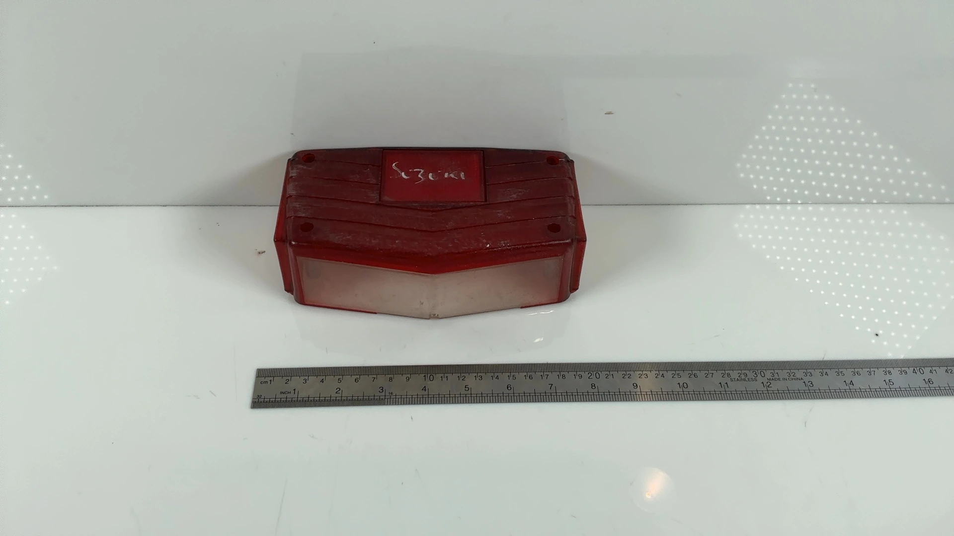 Suzuki GS450 CC Tail Light Lens 1980-1988 OEM 35712-44130 - Image 8