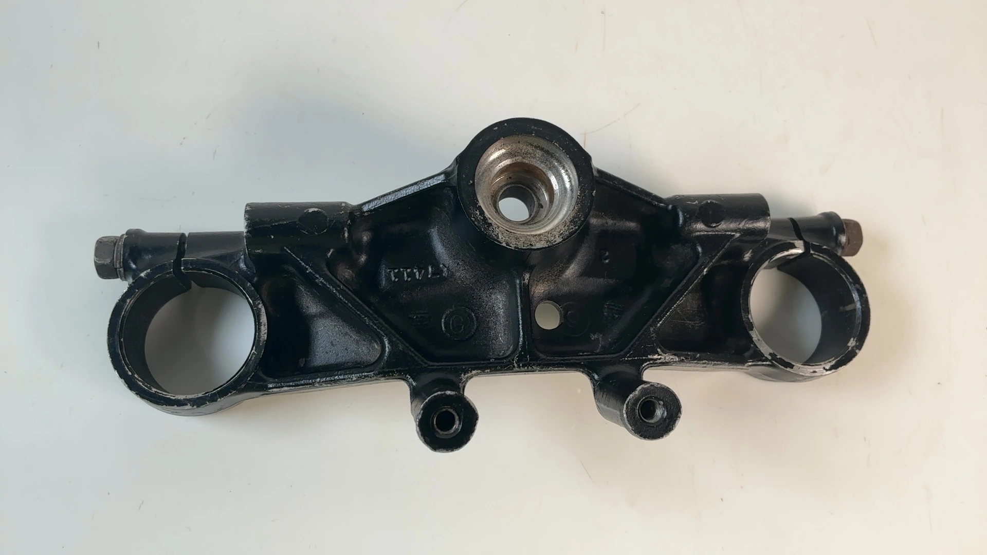 Suzuki RG250 Gamma GJ21D 250cc Upper Fork Bridge Yoke 1985-1987 OEM 51311-16A00 - Image 2