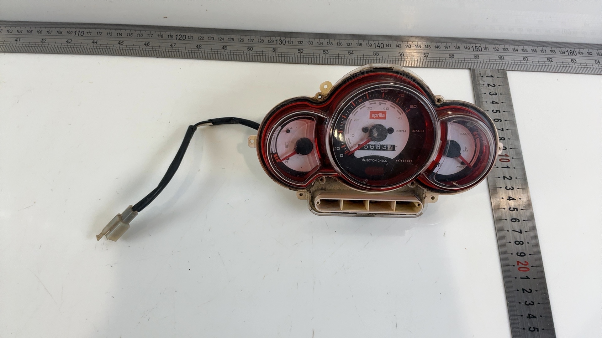 Aprilia SR50 Ditech 50CC Speedometer Gauge Instrument Cluster 2000-04 AP8224484 - Image 4