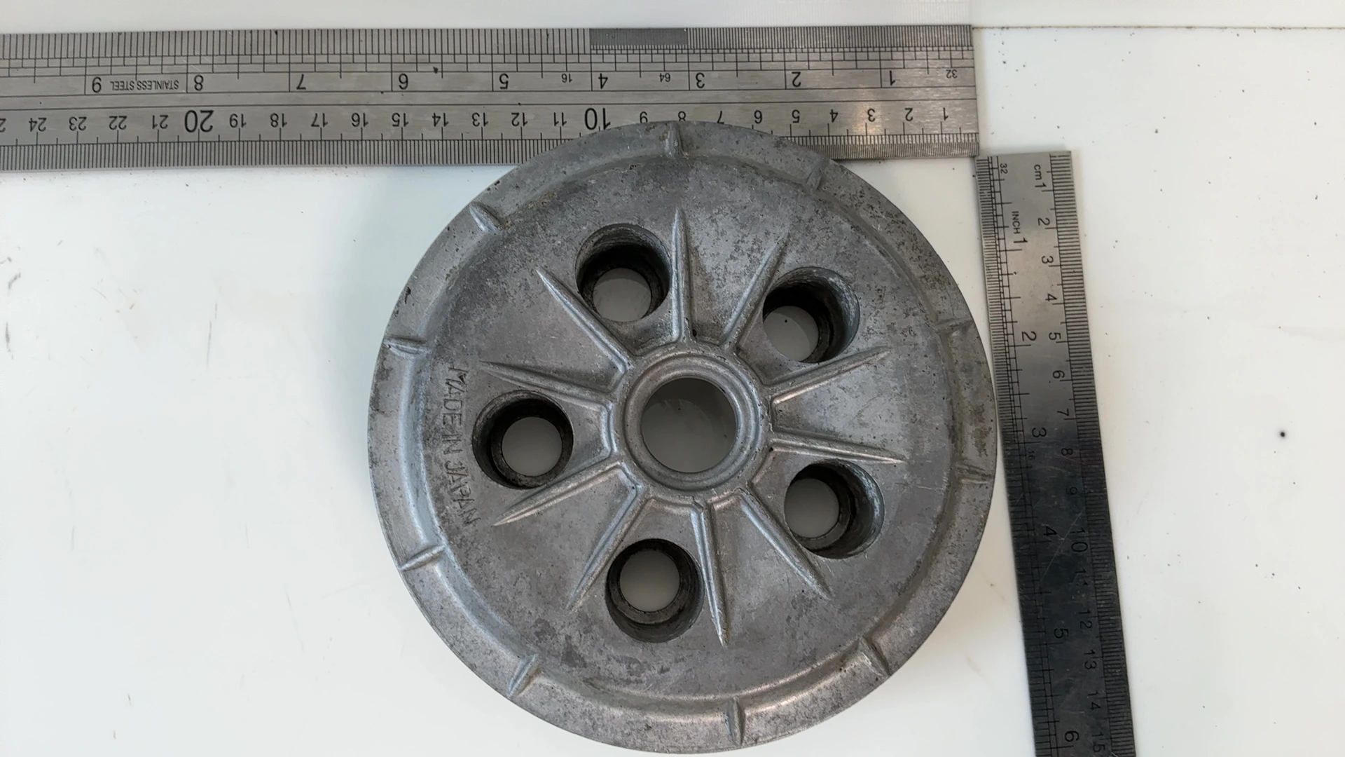 Kawasaki KX250 KX 250 Clutch Pressure Plate 1992-2000 OEM 13187-1012 - Image 3