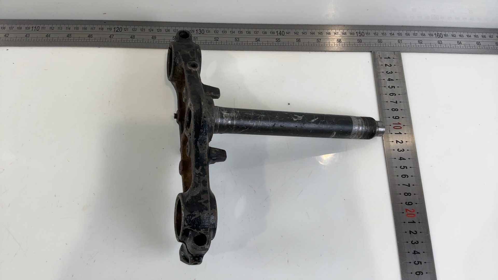 Suzuki TS100 TS 100cc Lower Fork Bridge Yoke 1976 OEM 51410-48530 - Image 3
