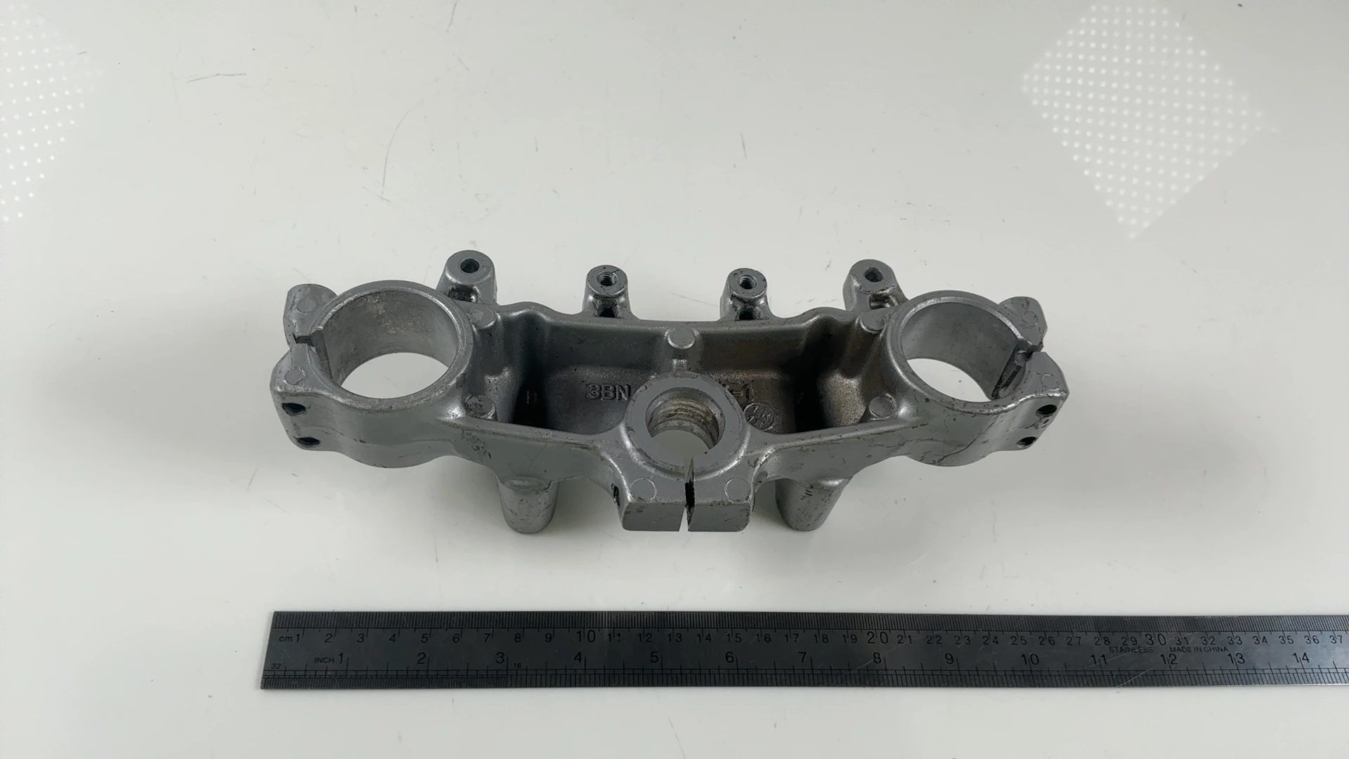 Yamaha DT125R 4BL 125cc Upper Fork Bridge Yoke 1991-1998 OEM 3BN-23435-00-35 - Image 5