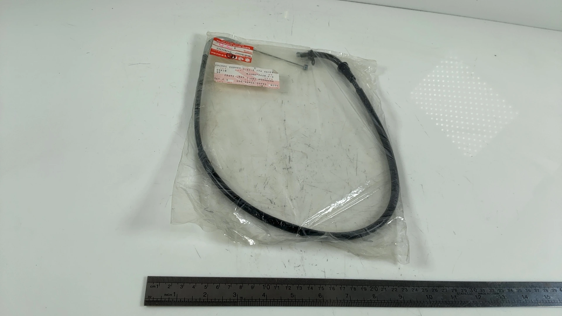 Suzuki GSX400 Impulse GSX400X 400cc Throttle Cable 1986-1989 OEM 58300-30B00 - Image 5