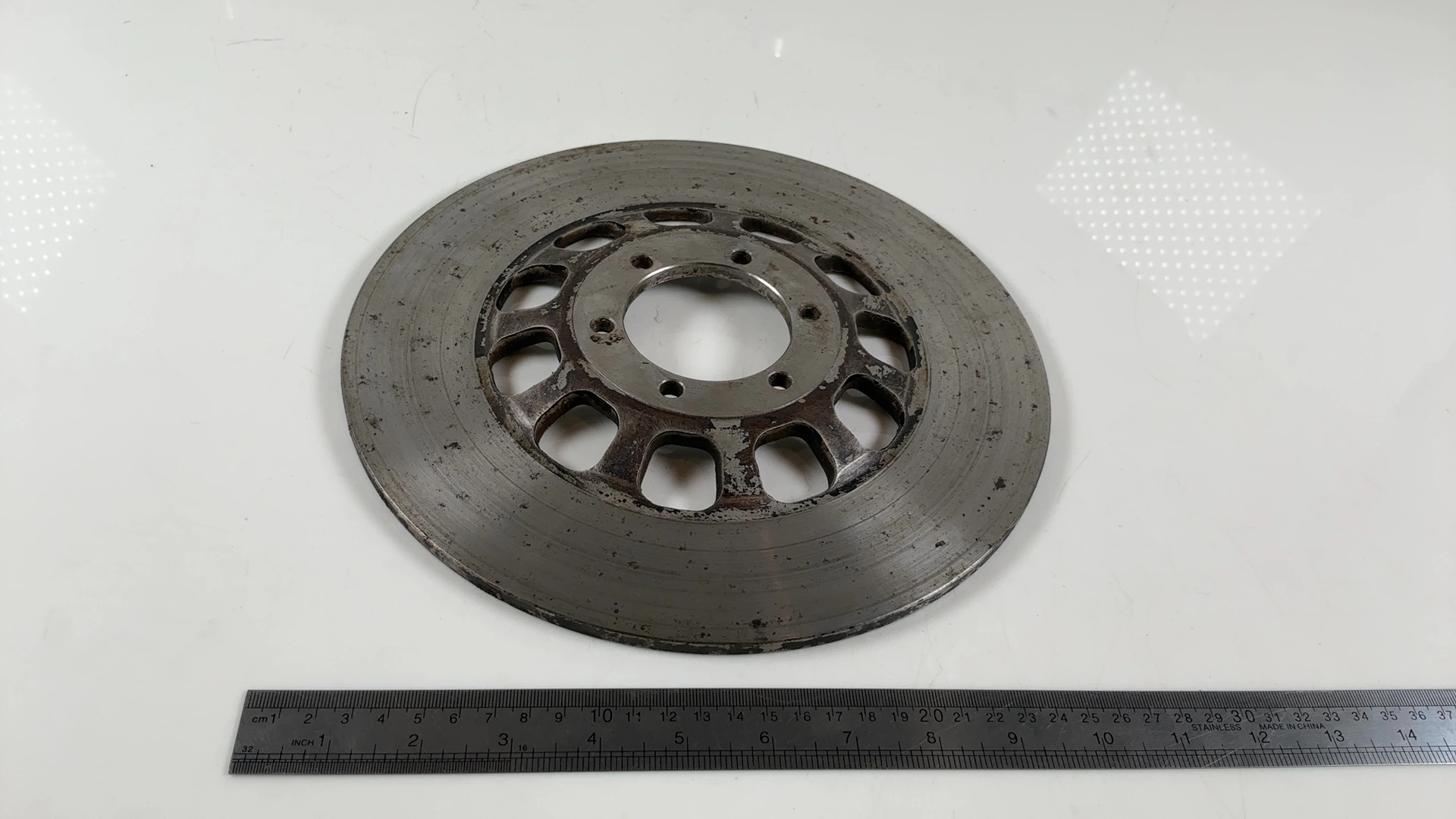 Yamaha XS500 XS 500 500cc Rear Brake Rotor Disc 1977-1979 OEM 1J3-25831-50-00 - Image 5