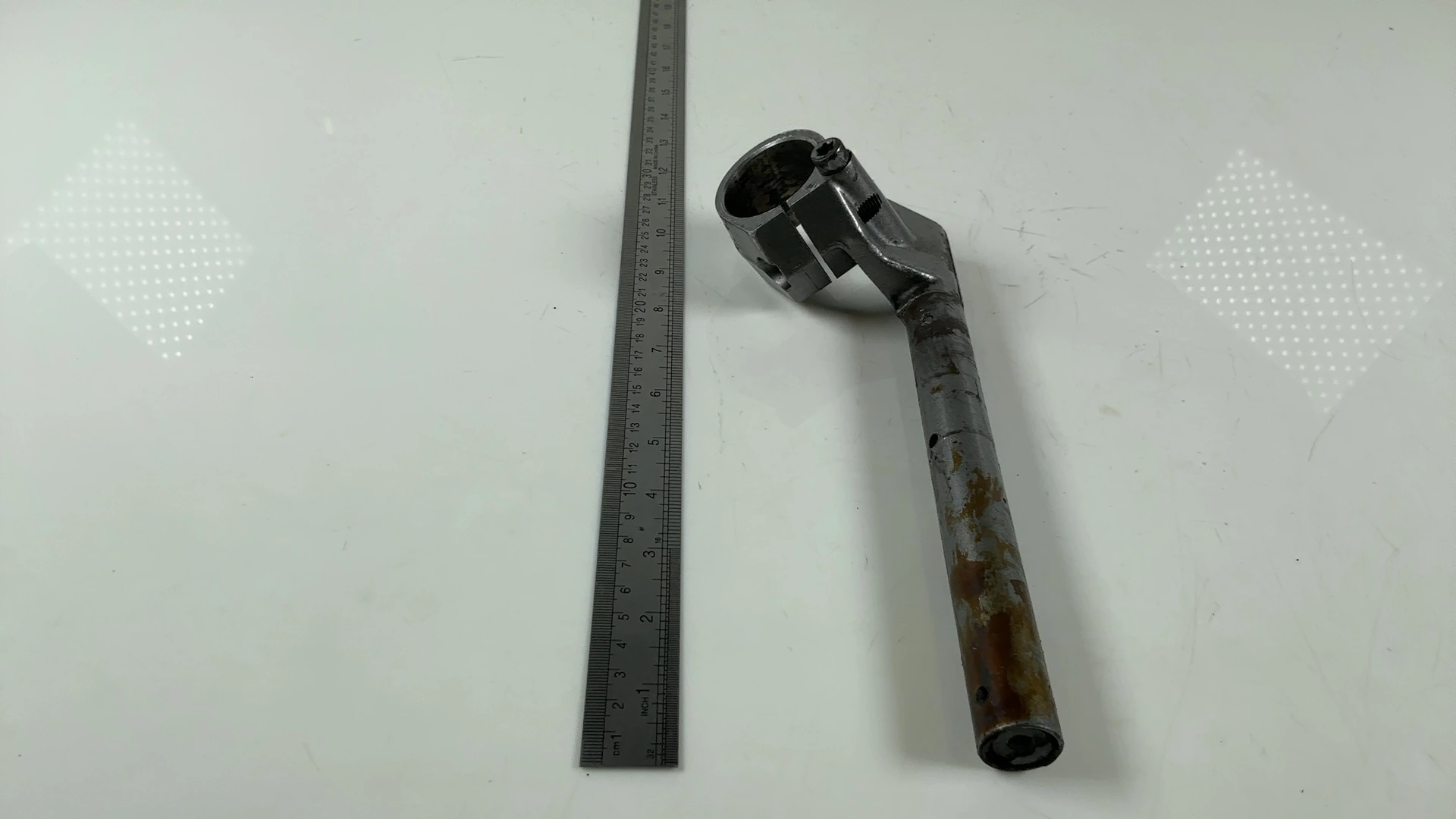 Honda VT250 Spada MC20 250cc Left Clip On Handlebar 1988 1989 OEM 53150-KV0-700 - Image 4