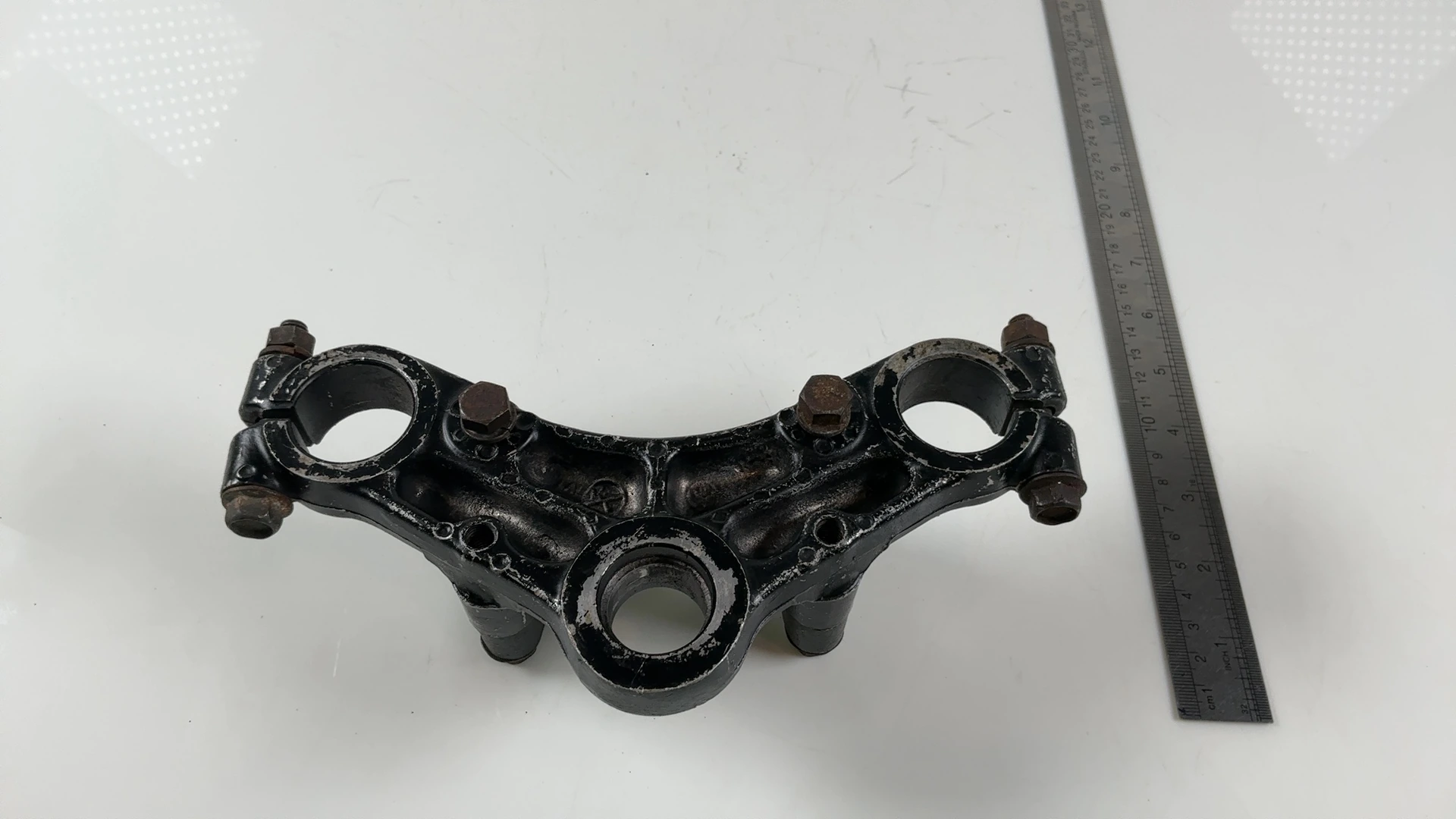 Yamaha RX100 RXS100 100 CC Upper Fork Bridge Yoke 1986-1998 OEM 1V1-23435-00-98 - Image 3
