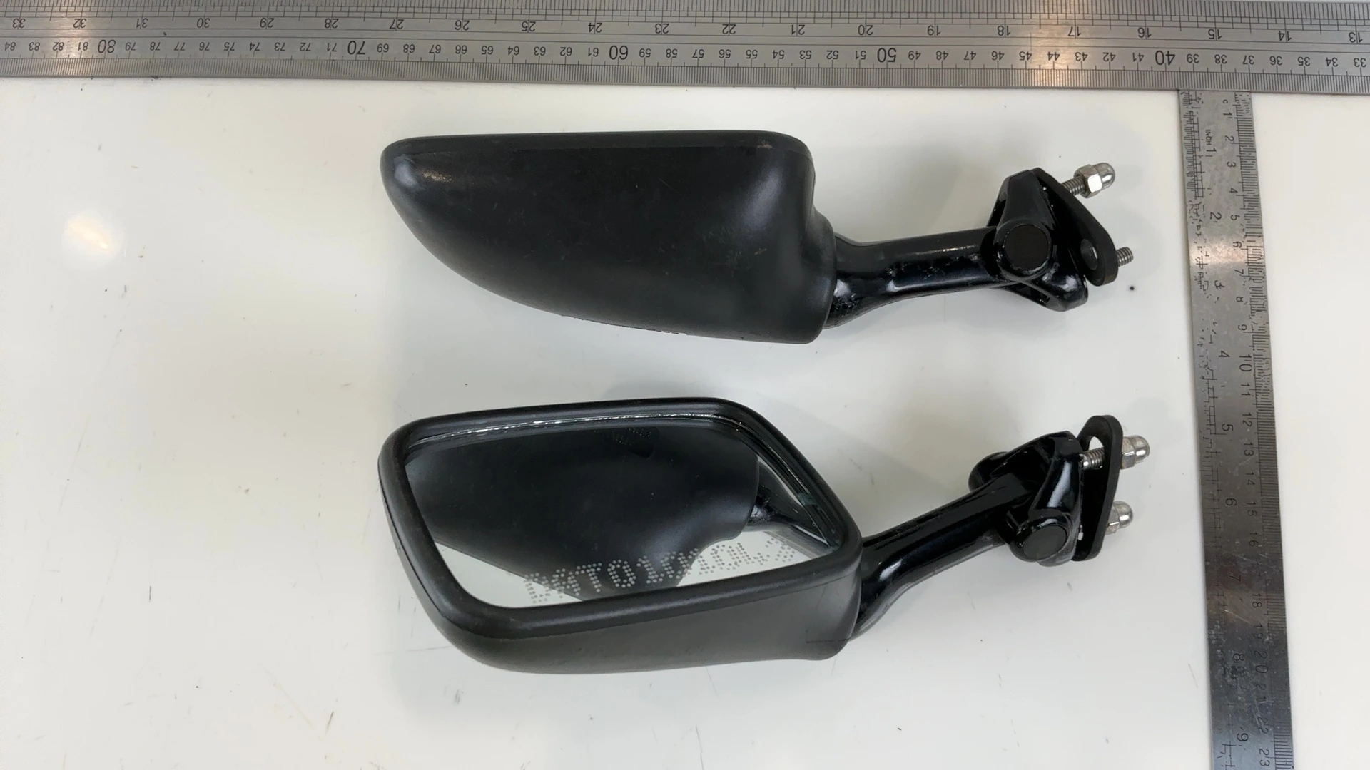 Kawasaki Ninja ZX6R ZX600 600 CC Left Right Mirrors 1995 1997 OEM 56001-1376 - Image 3