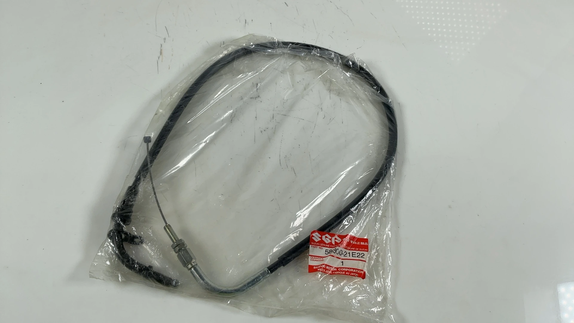 Suzuki RF600R RF600RU GN76B 600cc Throttle Cable No.2 1994-1996 OEM 58300-21E22 - Image 6