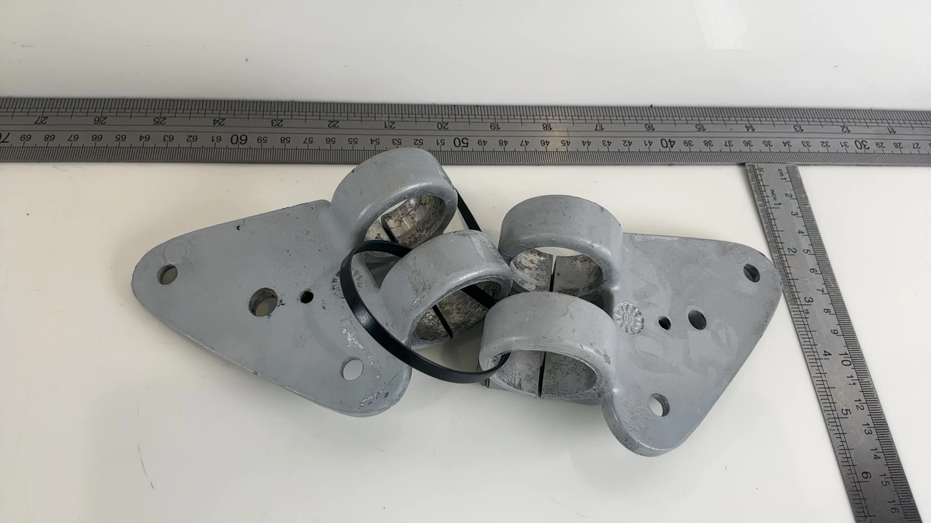 Gilera DNA 50 ZAPC27000 50cc Headlight Bracket Mounts 2000-01 OEM 970197/970198 - Image 4