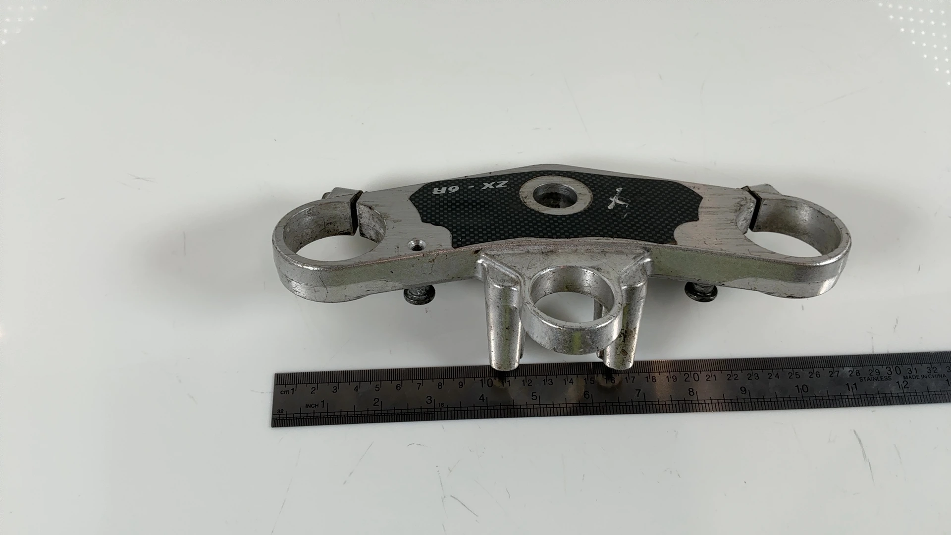 Kawasaki Ninja ZX-6R ZX600G 600 Upper Triple Tree Clamp 1998 1999 OEM 44039-1281 - Image 3