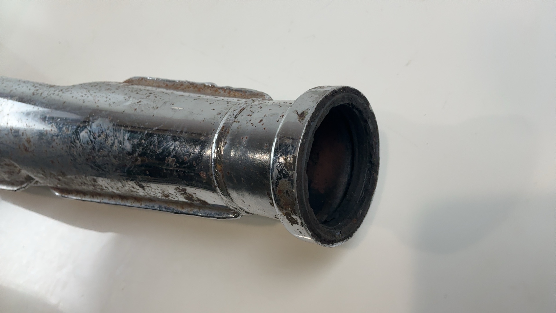 Suzuki Titan T500 500cc Left Exhaust Muffler 1968-1975 OEM 14302-15301 - Image 4