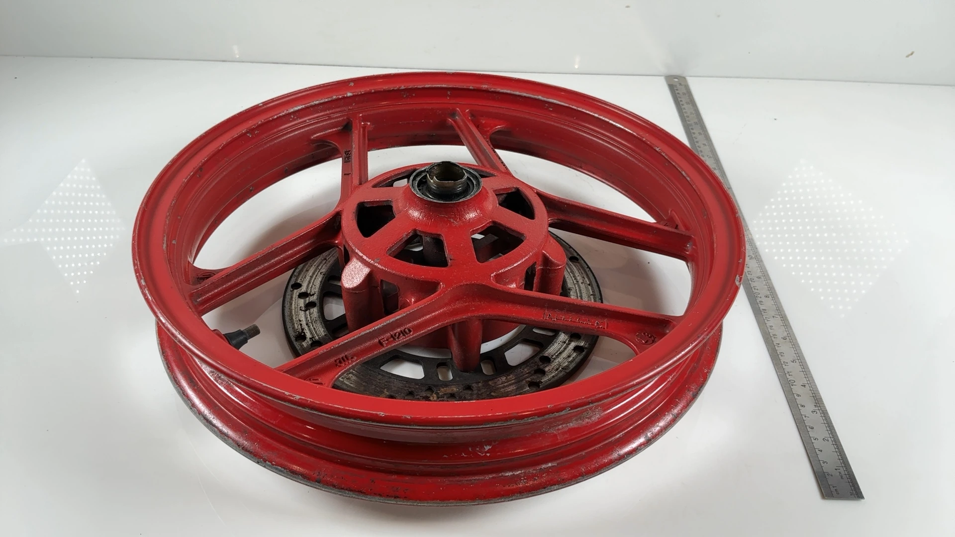Kawasaki Ninja 250R EX250 Front Wheel Rim 1988-2007 OEM 41073-1365 Asahi F-1210 - Image 3