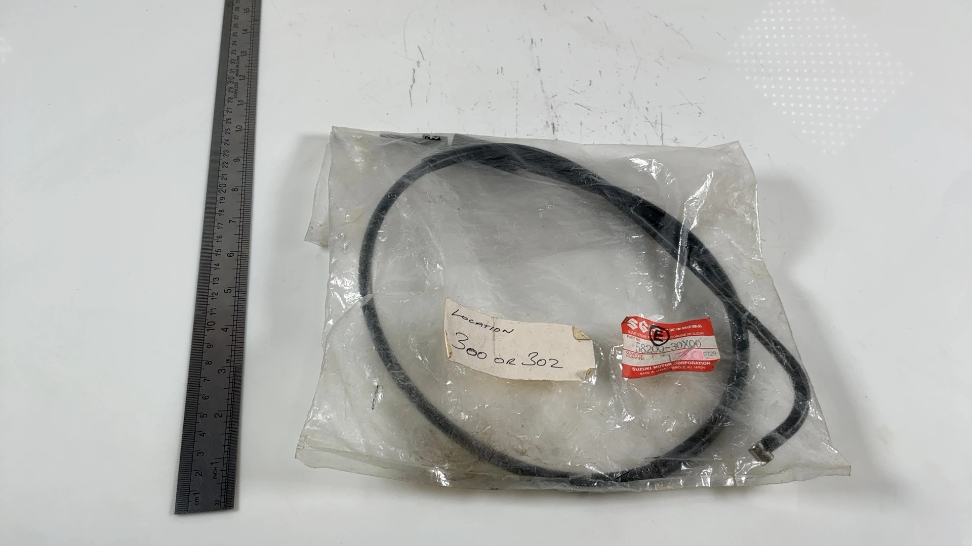 Suzuki GT250 GT380 T250 T305 T350 Clutch Cable 1971-1978 OEM 58200-30X00 - Image 4
