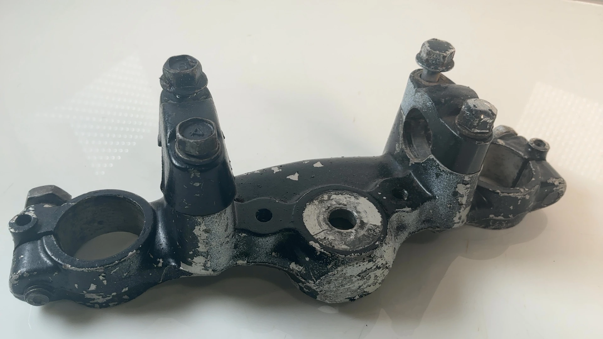 Suzuki TS125 ER 125cc Upper Fork Bridge Triple Tree Yoke 1979-81 OEM 51311-29320 - Image 6