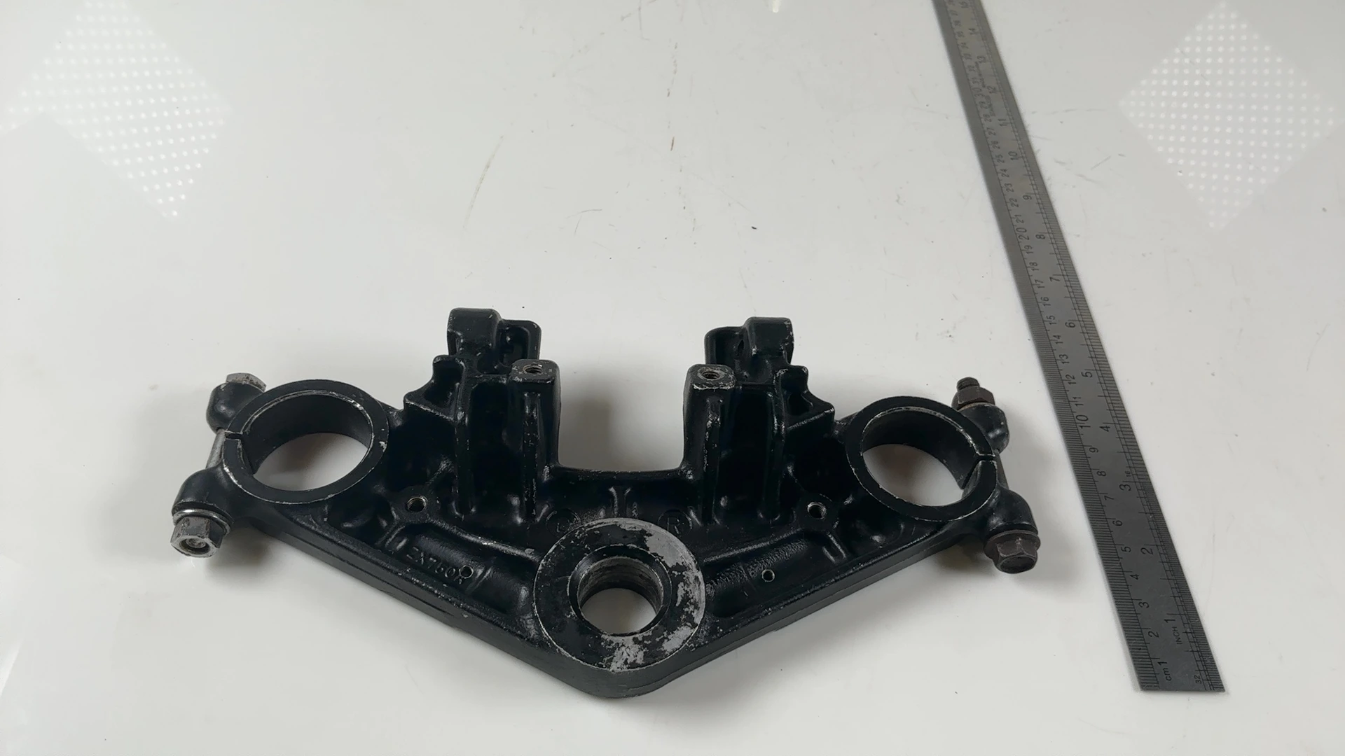 Kawasaki GPz550 ZX550 550cc Upper Fork Bridge Yoke 1983-1985 OEM 44039-1107 - Image 3