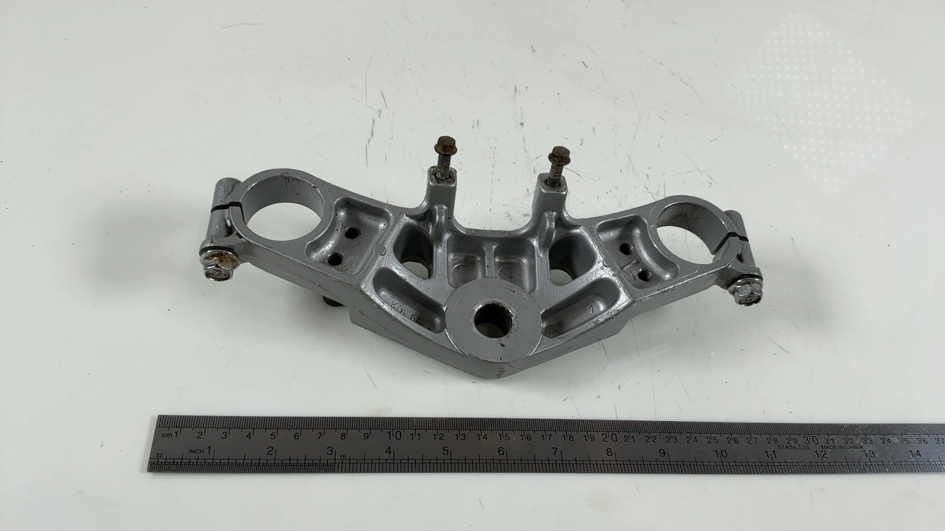 Kawasaki Ninja ZX600A 600cc Upper Fork Bridge Yoke 1985-1987 OEM 44039-1157 - Image 5