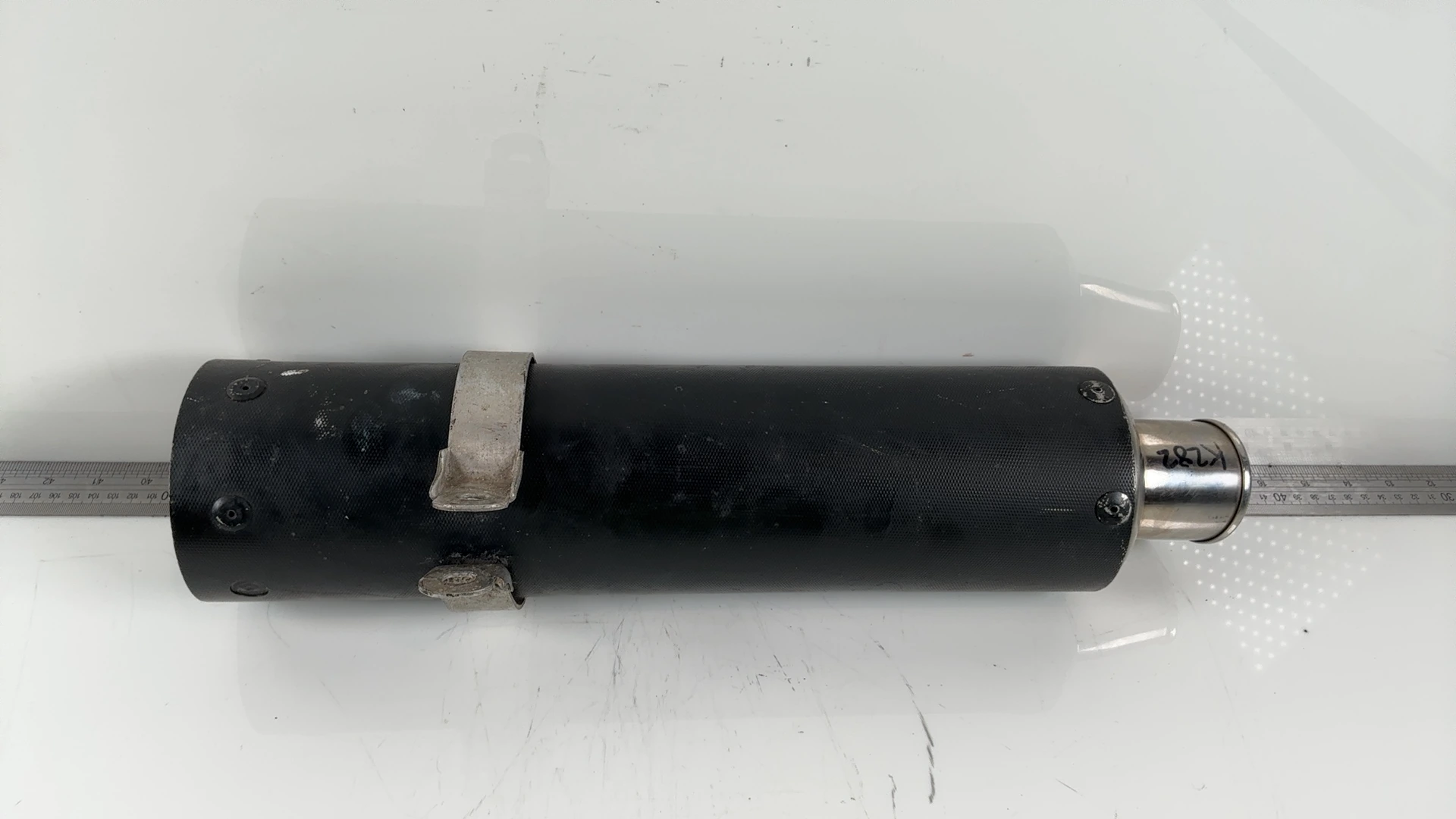 Kawasaki ZXR400 ZX400L 400cc Exhaust Muffler 1991-1999 OEM 18090-1397 KHI K 282 - Image 2