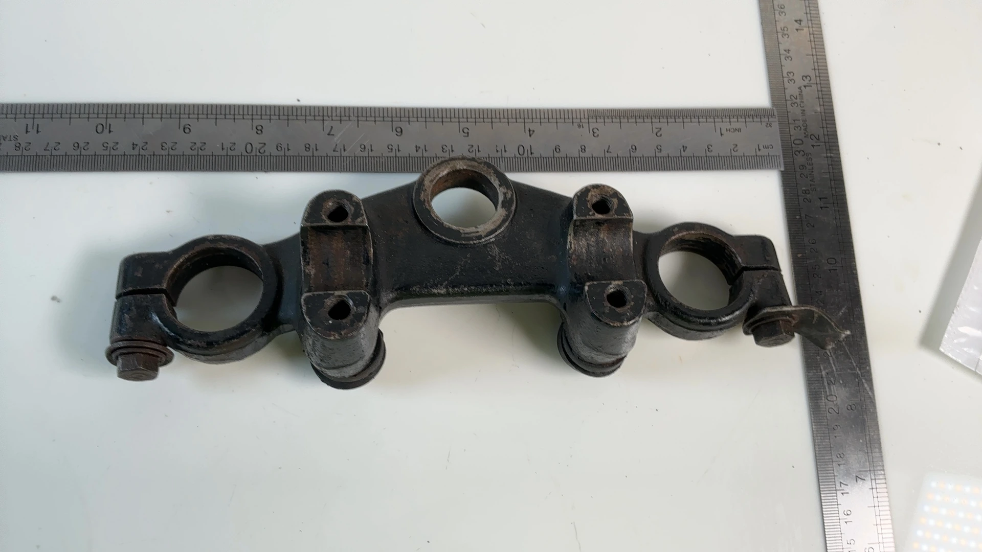 Yamaha DT50MX DT80MX 5J0 50cc 80cc Upper Triple Clamp 1981-1996 OEM 5J0-23435-00 - Image 3