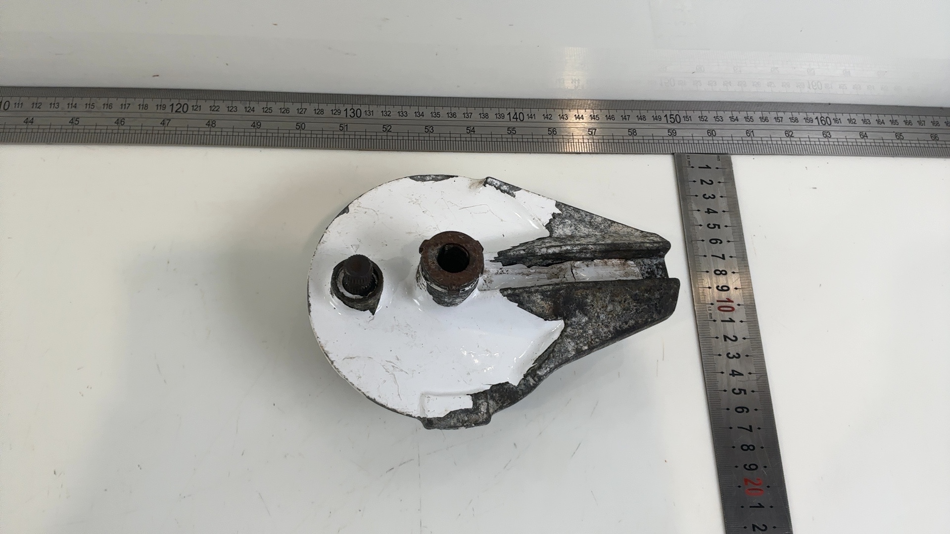 Honda NS 125F TC01 125cc Rear Brake Plate Hub Panel 1985-1987 OEM 43100-KR1-760 - Image 5