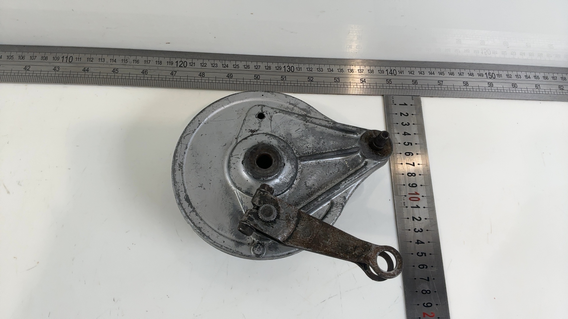Honda XL125 XL 125cc Rear Brake Plate Panel 1974-1985 OEM 43100-365-670 - Image 4