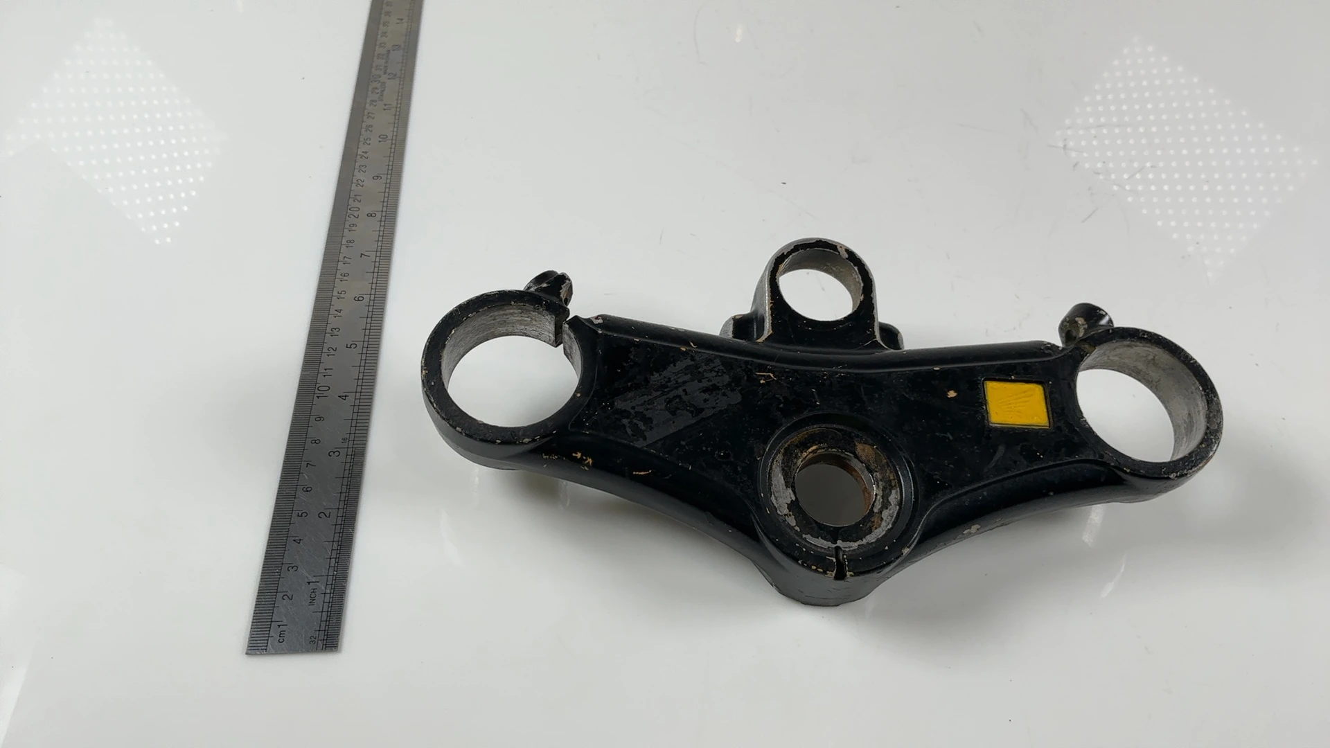 Honda CBR 900 RR SC28 900cc Upper Fork Triple Clamp 1992-1997 OEM 53300-MW0-000 - Image 4