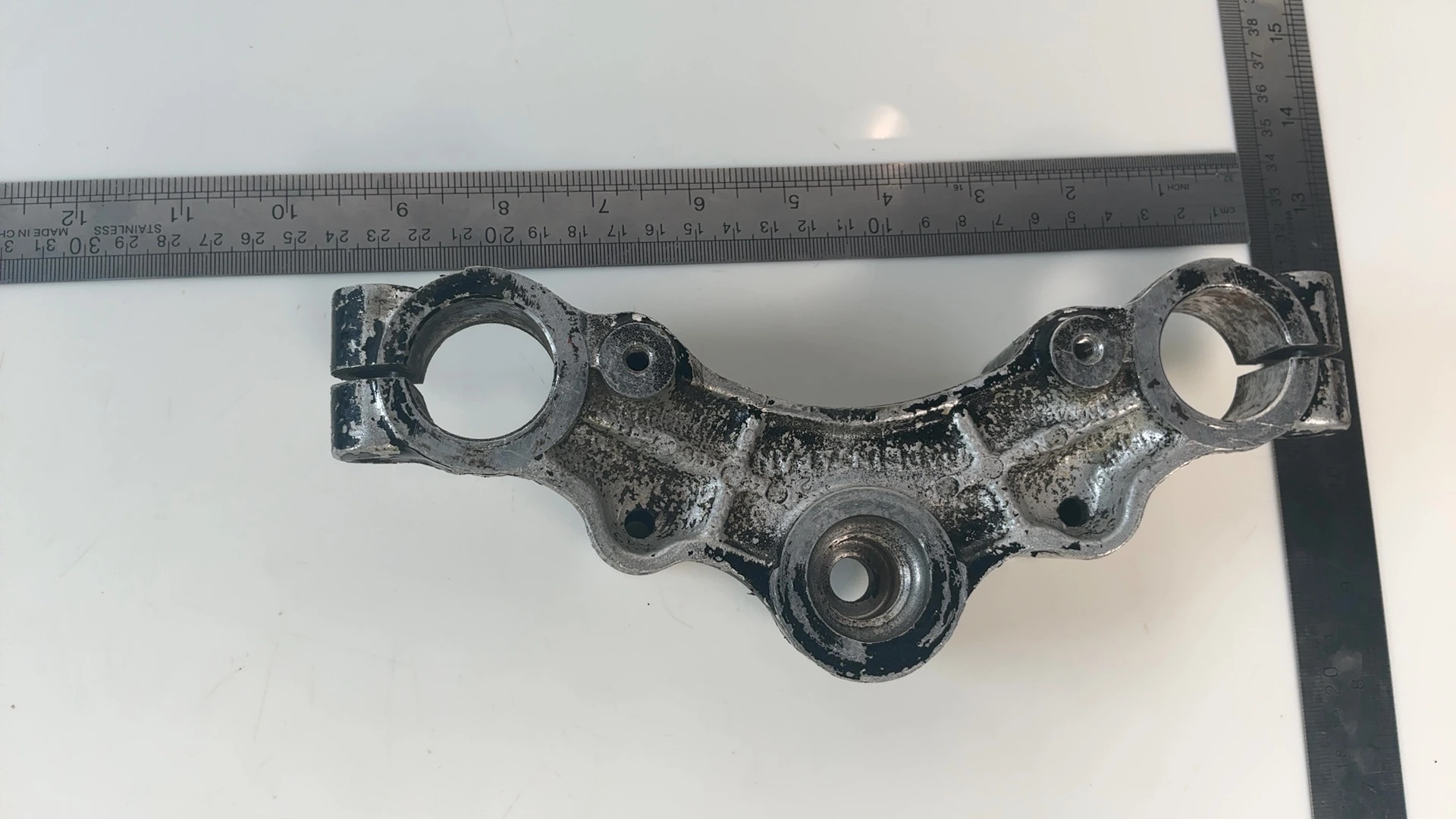 Suzuki TS185 Sierra 185cc Upper Triple Tree Fork Clamp 1971-1976 OEM 51311-28210 - Image 4