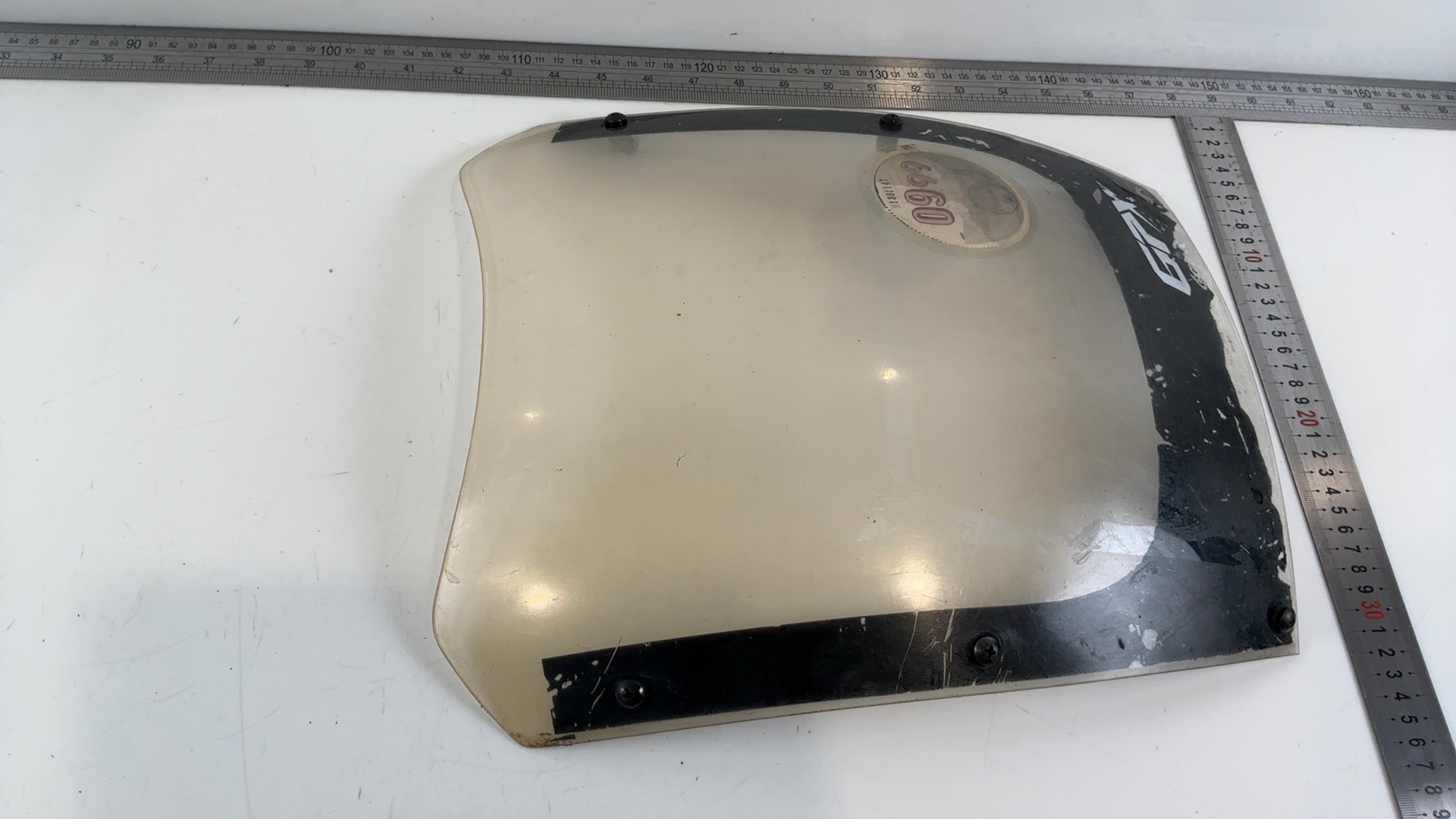 Kawasaki GPX600R ZX600C 600cc Windshield 1988-1997 OEM 39154-1106 - Image 4