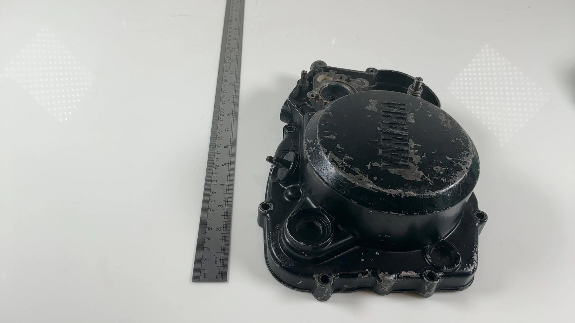 Yamaha DT125LC 34X 125cc Clutch Cover 1982-1987 OEM 34X-15421-00-00 Tushima - Image 4