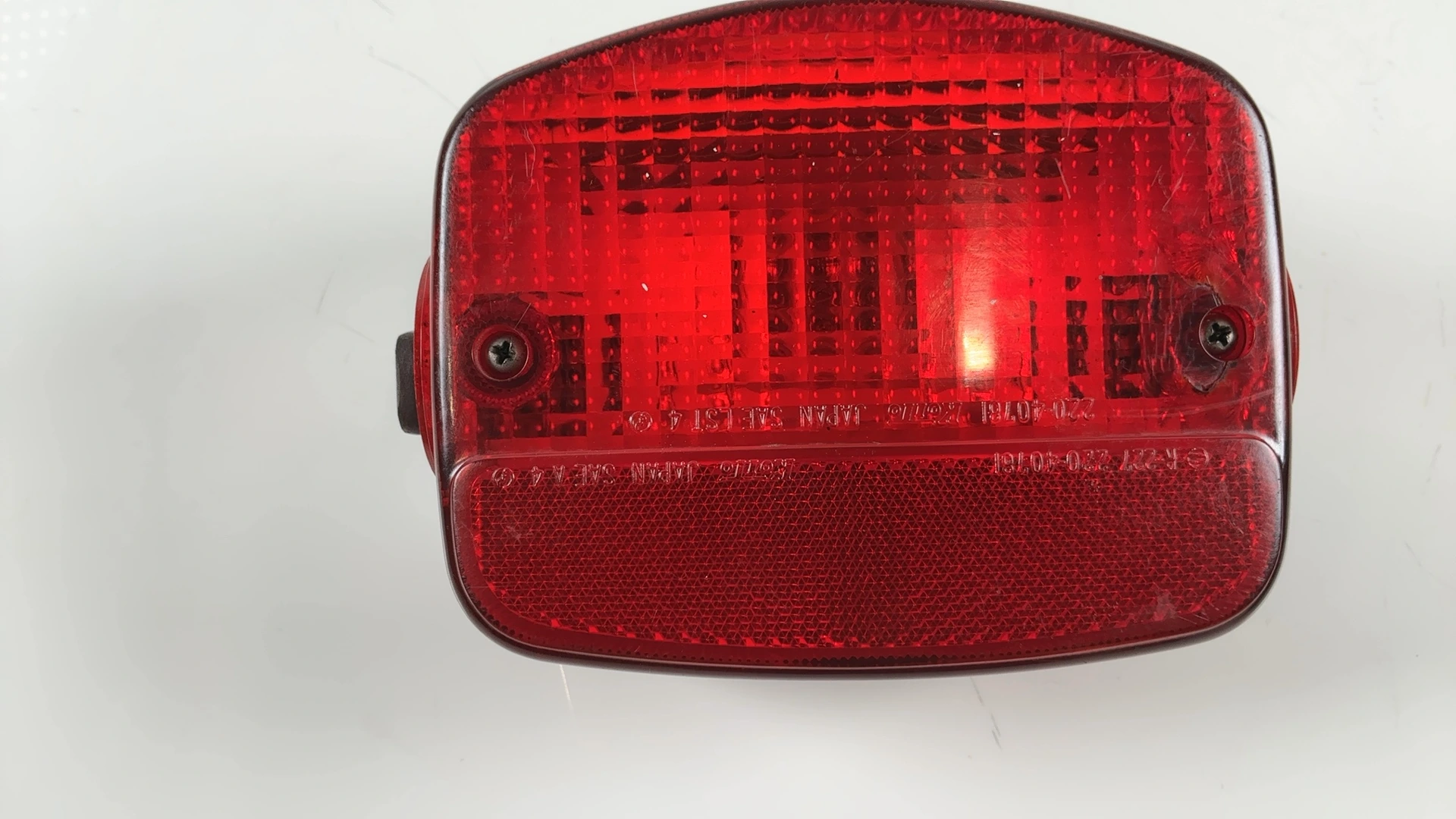 Kawasaki KZ650 KZ650C 650cc Rear Brake Tail Light Lens 1977-1983 OEM  23026-034 - Image 5