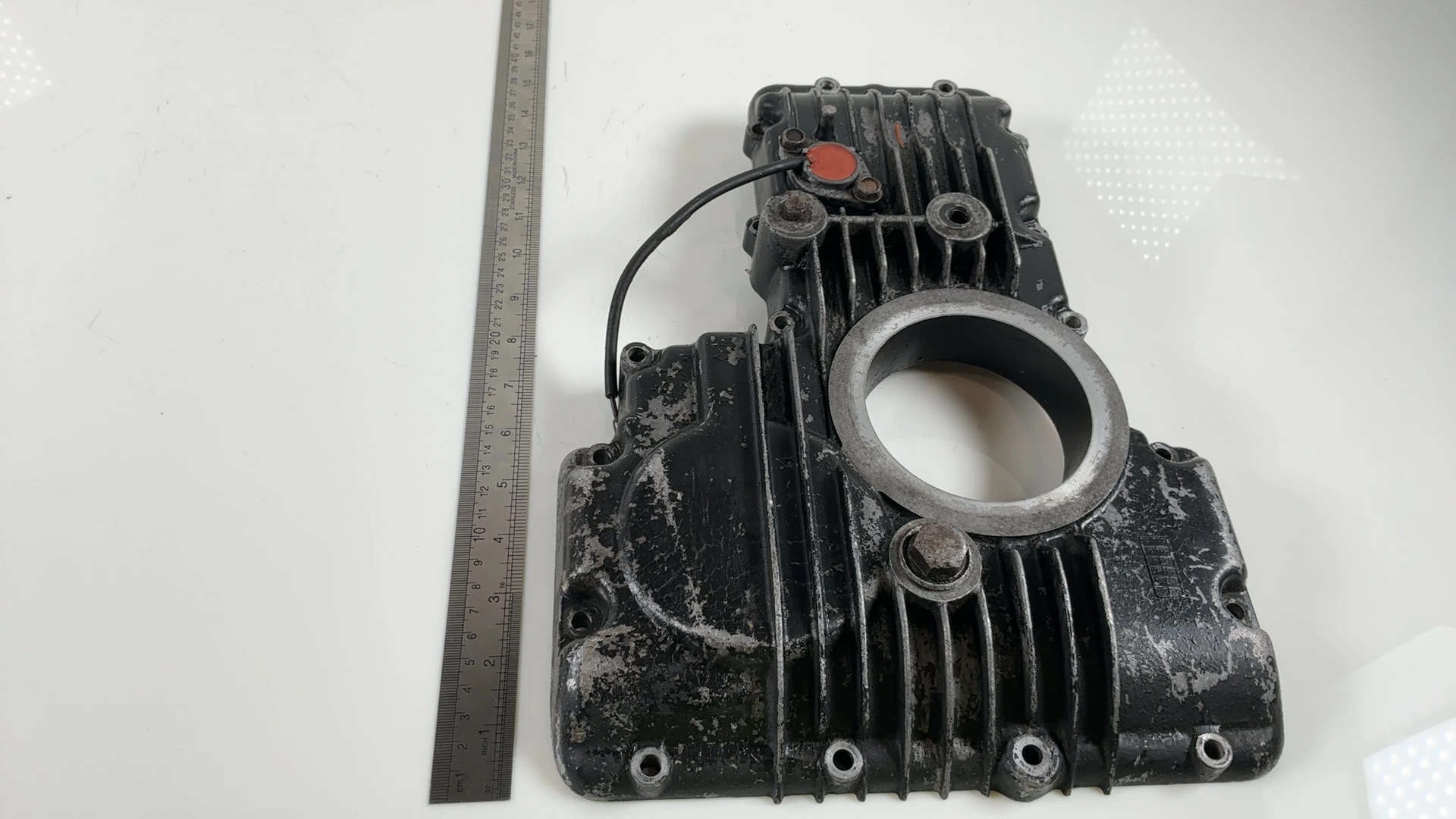 Kawasaki GPz1100 ZX1100A 1100 Engine Oil Pan 1983-1984 OEM 49034-5013 - Image 3