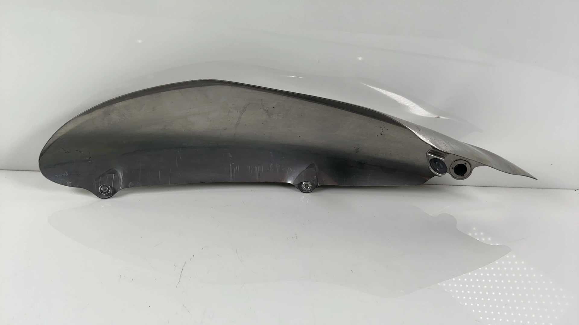 Suzuki Gladius SFV650 650cc Exhaust Muffler Heat Shield 2009-15 OEM 14780-44H10 - Image 2