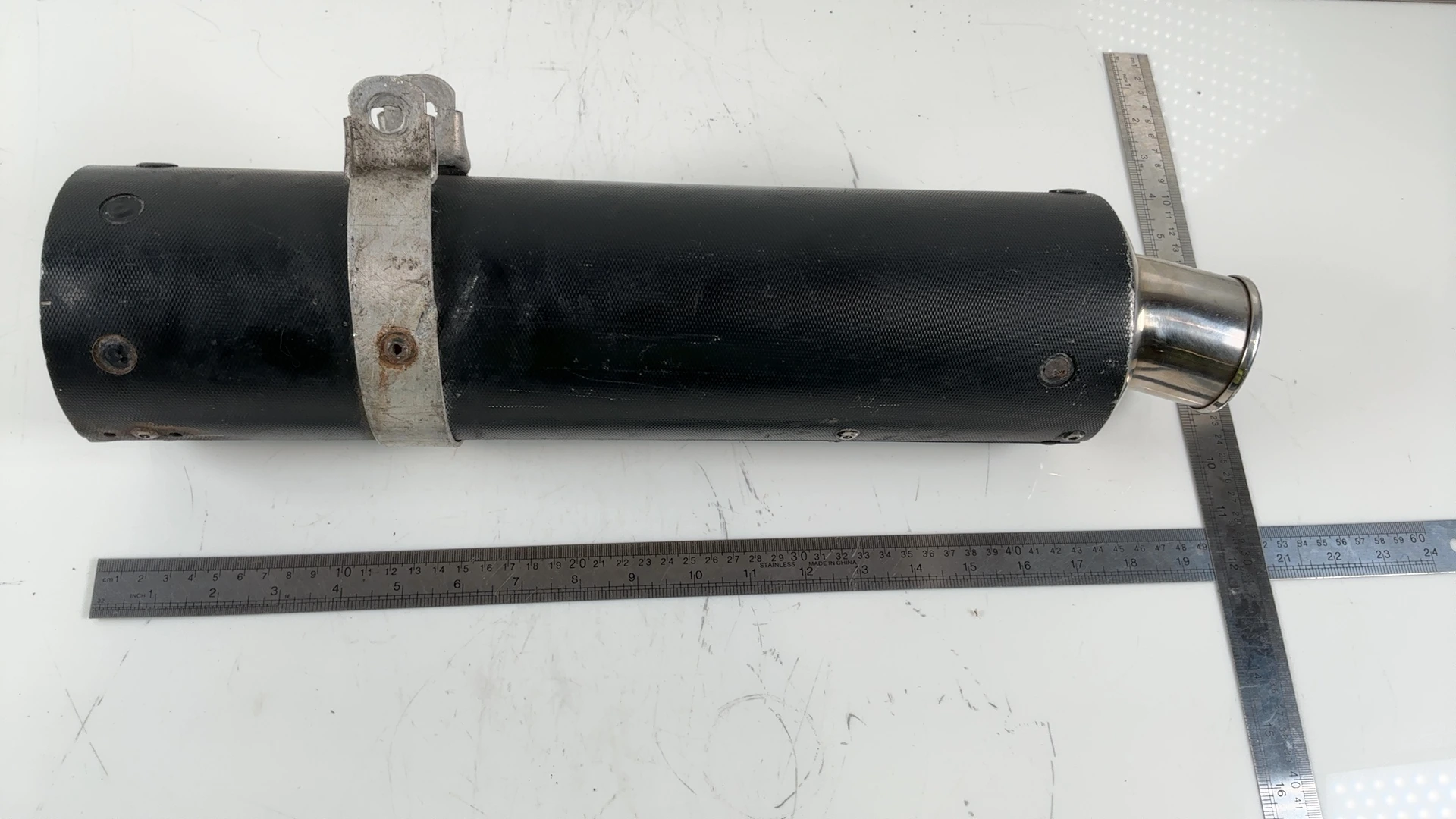 Kawasaki ZXR400 ZX400L 400cc Exhaust Muffler 1991-1999 OEM 18090-1397 KHI K 282 - Image 3