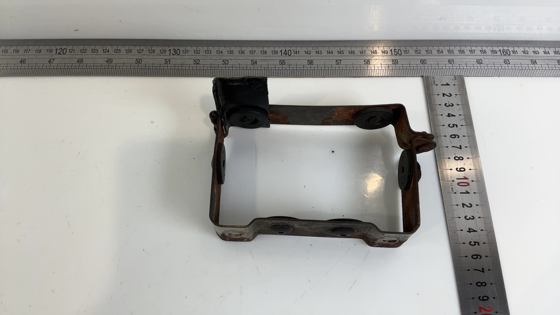 Honda CX500 Custom Deluxe 500 CC Battery Box Bracket 1978-1982 OEM 50328-415-000 - Image 4
