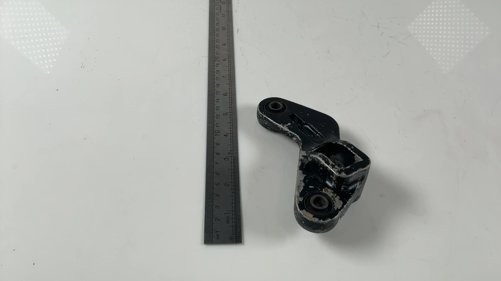 Suzuki Katana GSX600F 600cc Left Front Footpeg Bracket 1988-2006 OEM 43541-19C00 - Image 4