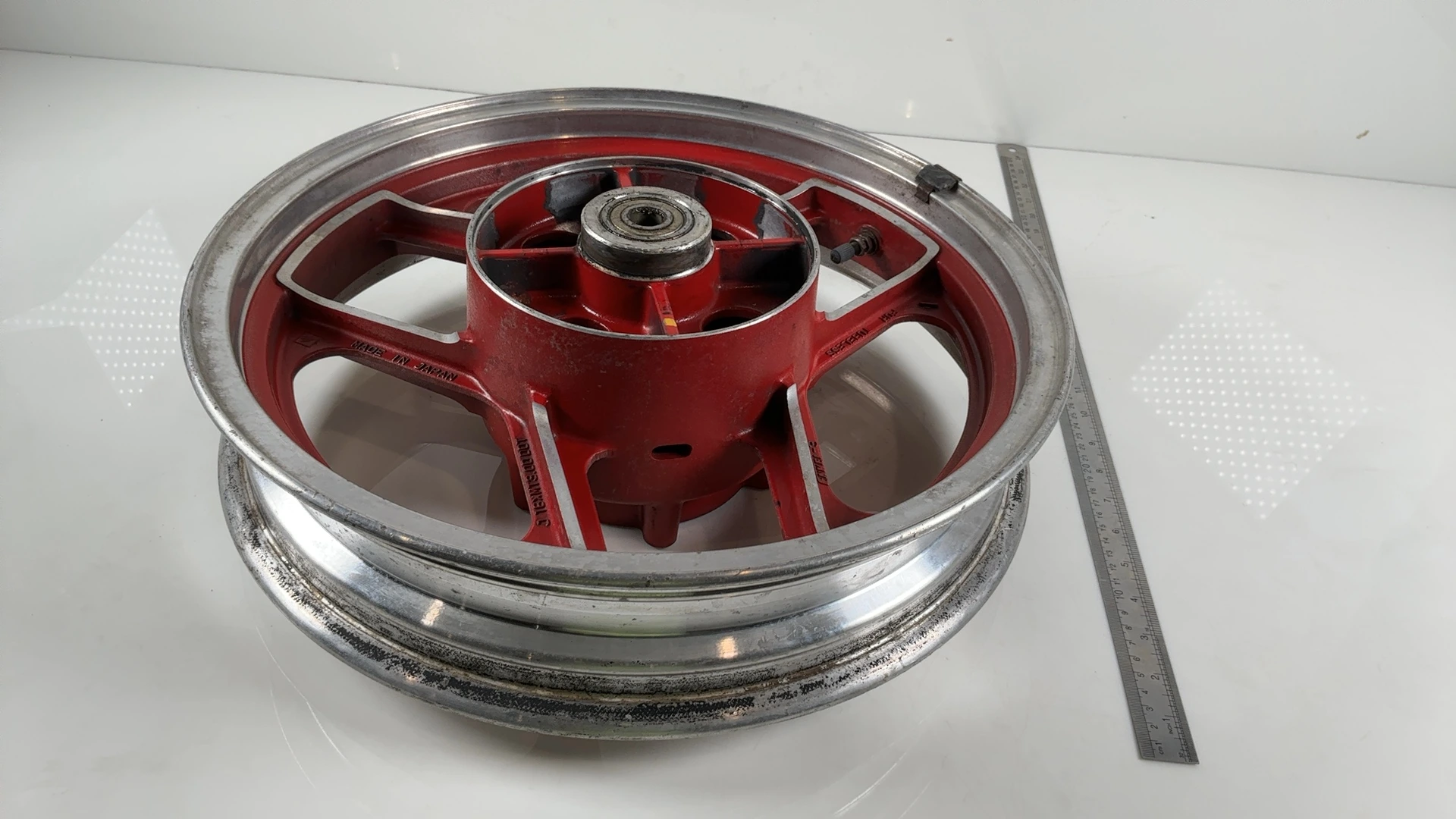 Kawasaki Ninja 600R ZX600C 600cc Rear Wheel Rim 1988-1997 OEM 41073-1323-CW - Image 3