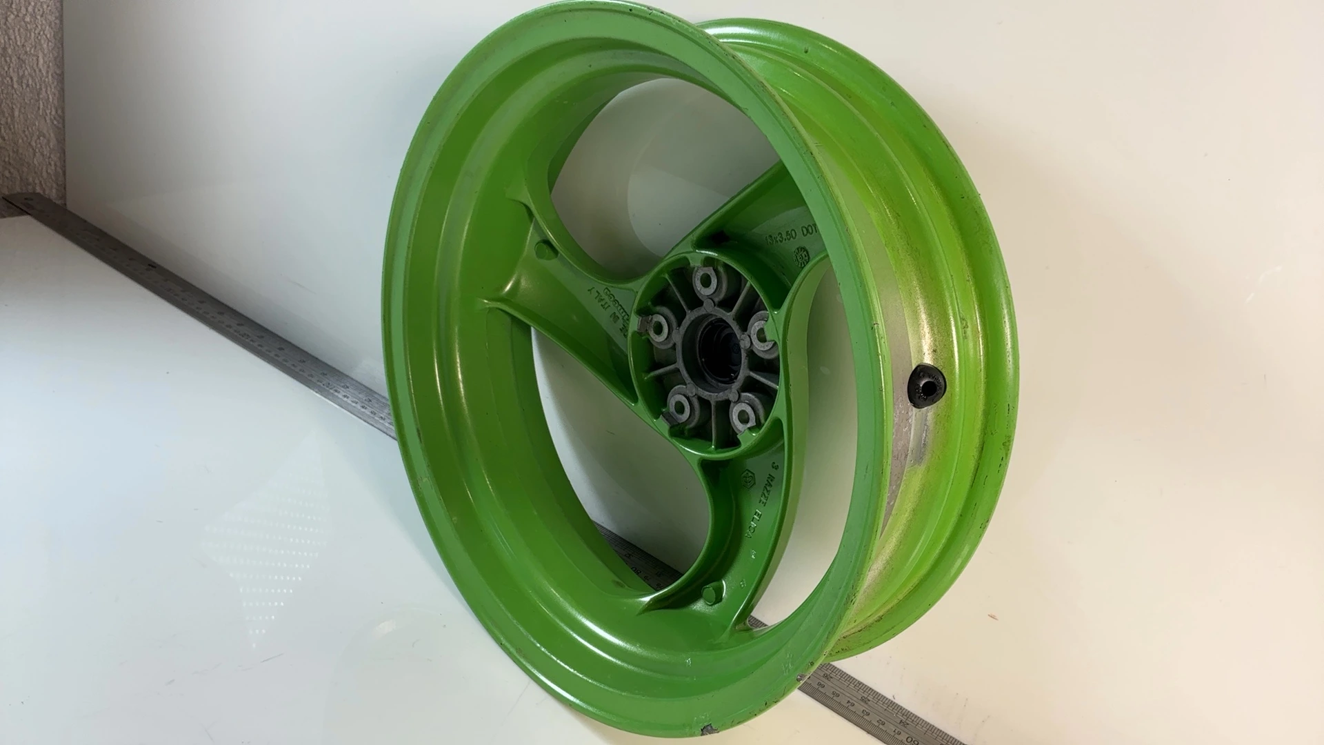 PIAGGIO NRG EXTREME ZAPC21 50CC REAR WHEEL RIM 1999-2002 OEM 5638990090 GRIMECA - Image 6