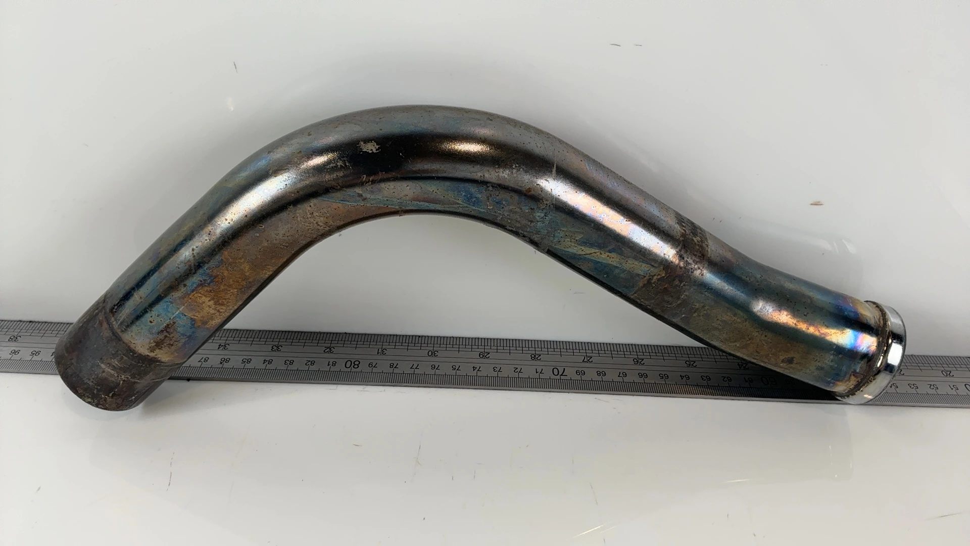 Harley Softail Fat Boy Deuce FLSTF FXSTD Exhaust Header Pipe 00-06 OEM 65503-00A - Image 6