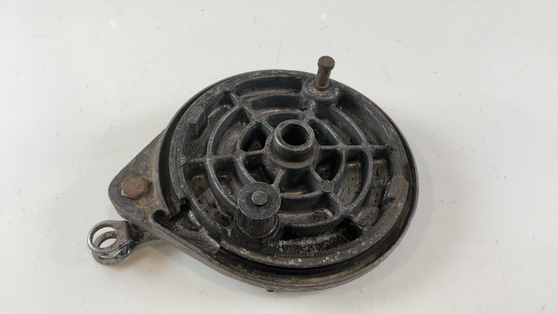 Kawasaki KS125 KS 125 Front Brake Plate 1974 1975 OEM 41035-049-80 - Image 3
