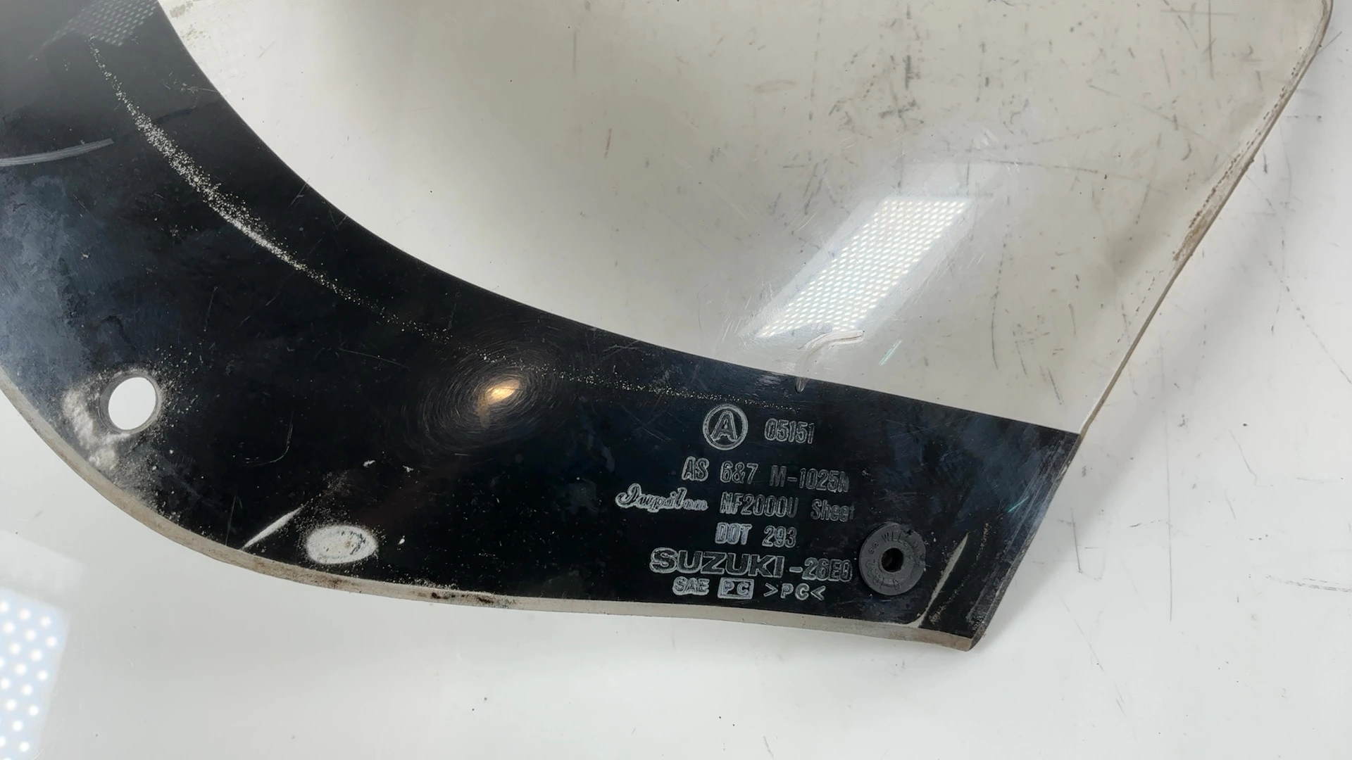 Suzuki Bandit GSF600S 600cc Windscreen Windshield 1995-1999 OEM 94511-26E01 - Image 6
